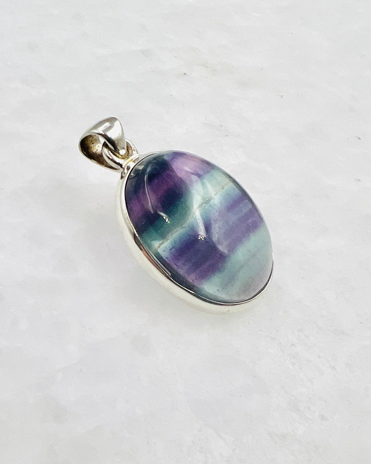 Flourite in 0.925 Silver