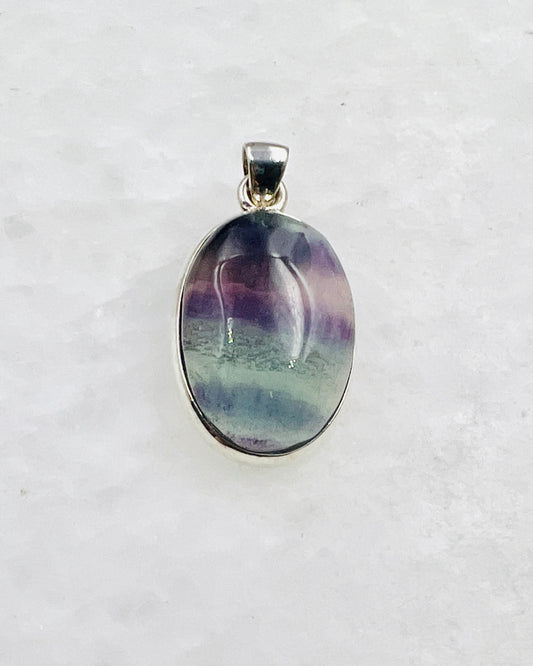 Flourite in 0.925 Silver