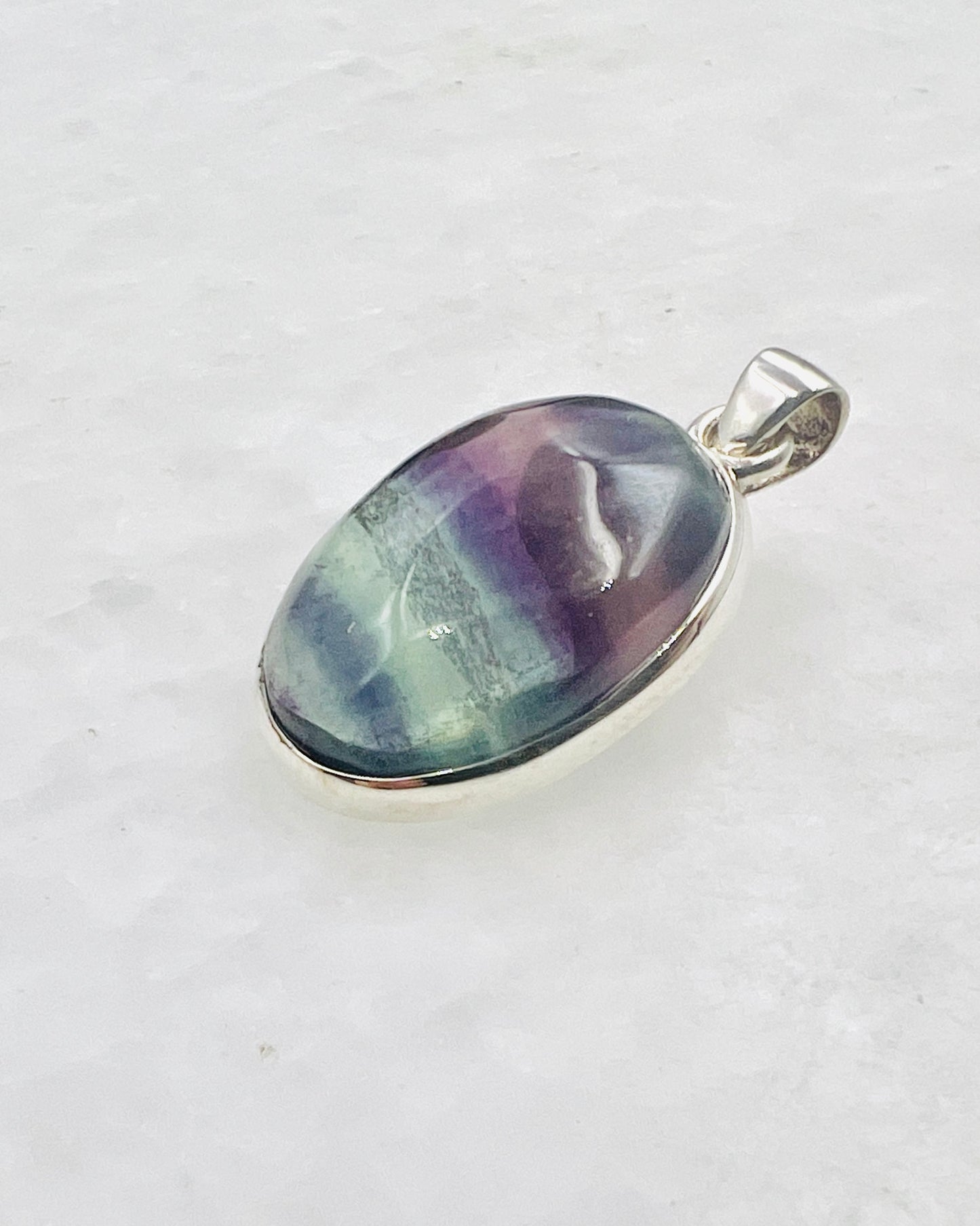 Flourite in 0.925 Silver