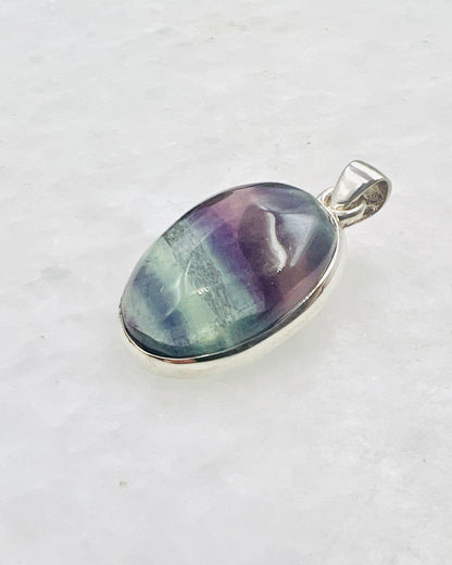 Flourite in 0.925 Silver