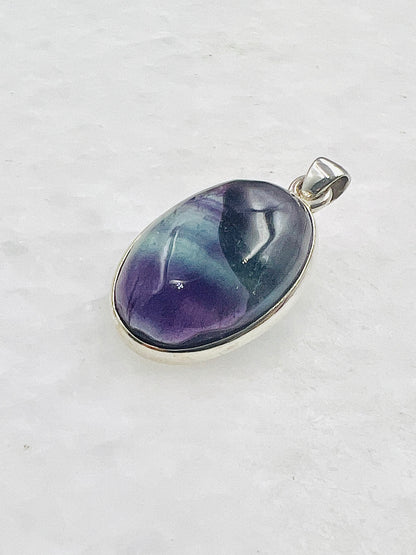 Flourite in 0.925 Silver