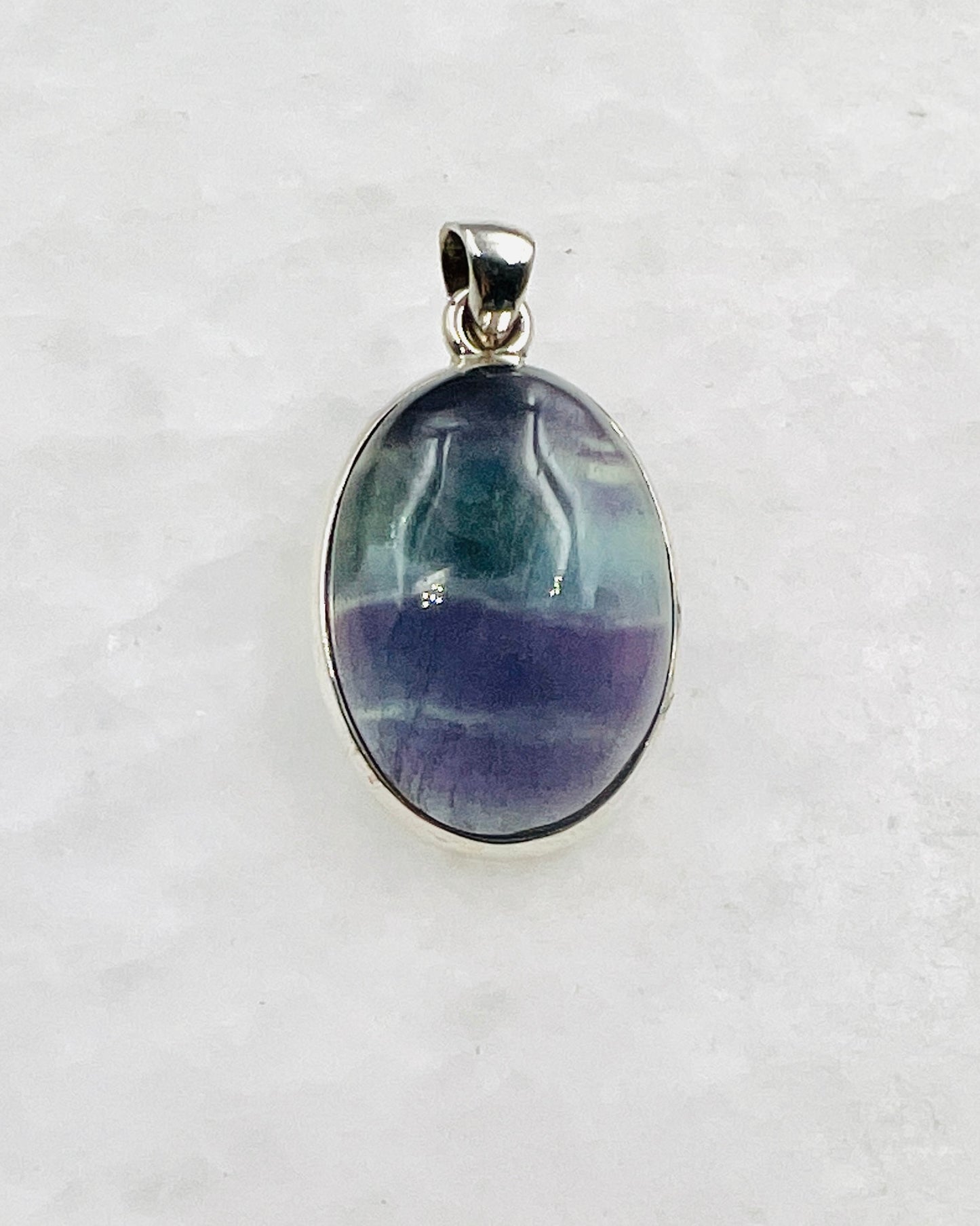 Flourite in 0.925 Silver