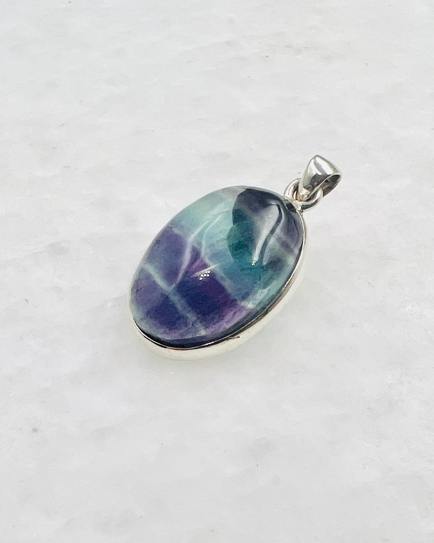 Flourite in 0.925 Silver