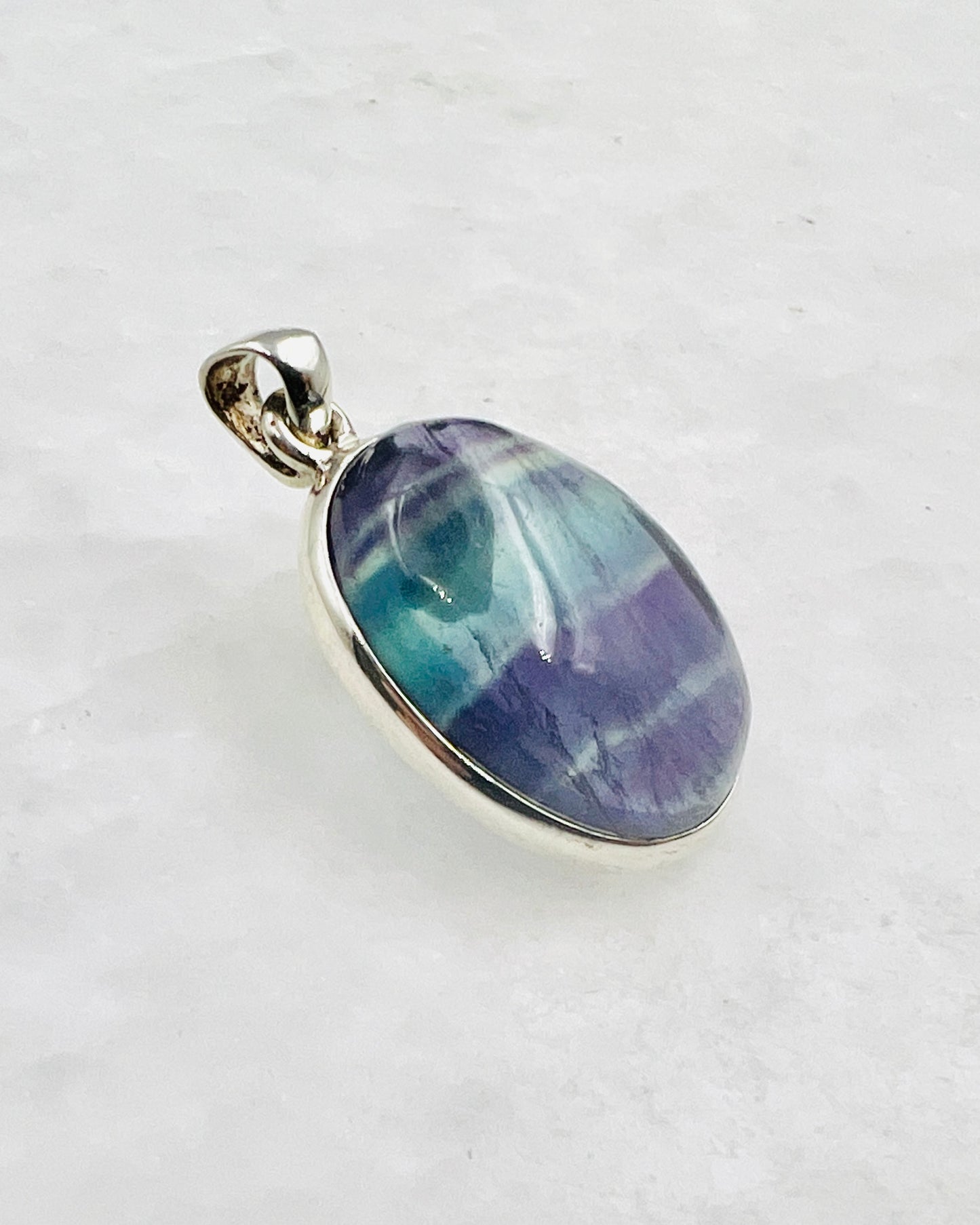 Flourite in 0.925 Silver