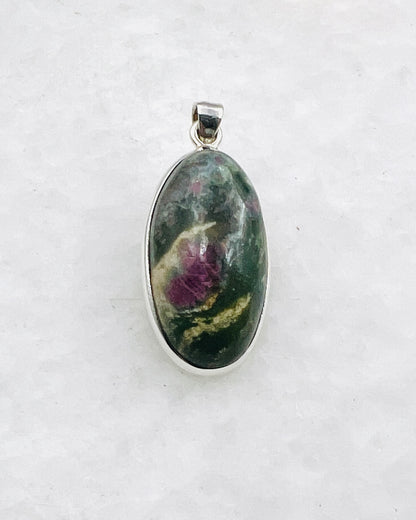 Fuchsite Ruby in 0.925 Silver