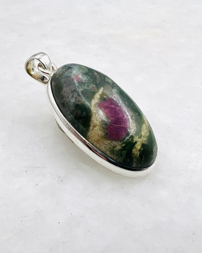 Fuchsite Ruby in 0.925 Silver