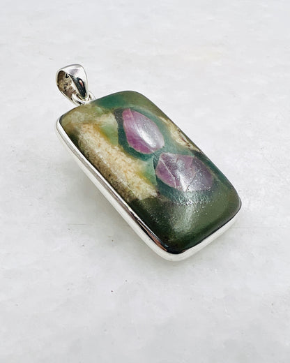 Fuchsite Ruby in 0.925 Silver