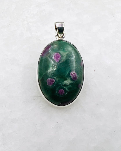 Fuchsite Ruby in 0.925 Silver