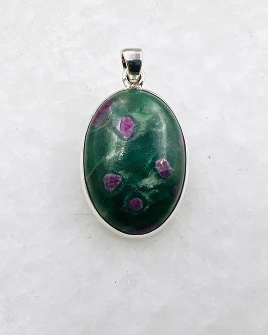 Fuchsite Ruby in 0.925 Silver