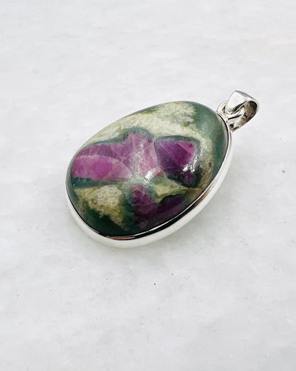 Fuchsite Ruby in 0.925 Silver