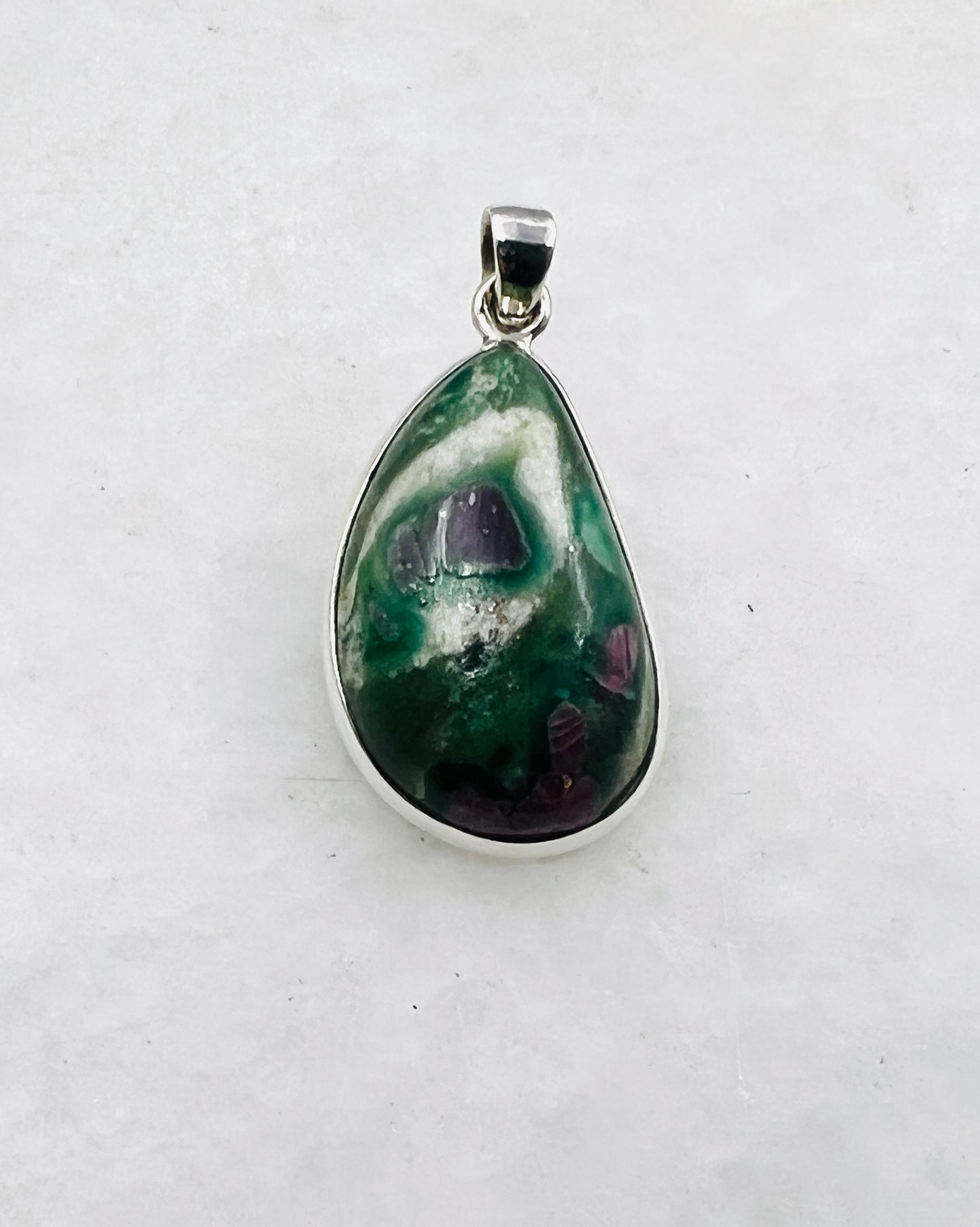 Fuchsite Ruby in 0.925 Silver