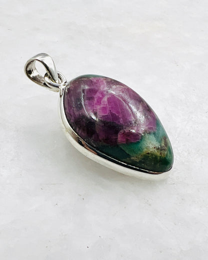 Fuchsite Ruby in 0.925 Silver