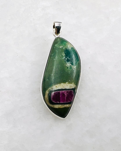 Fuchsite Ruby in 0.925 Silver
