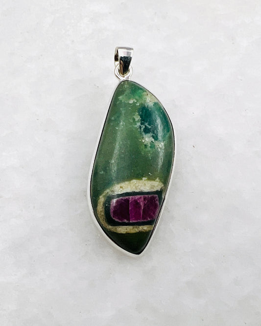Fuchsite Ruby in 0.925 Silver