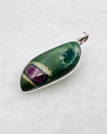 Fuchsite Ruby in 0.925 Silver