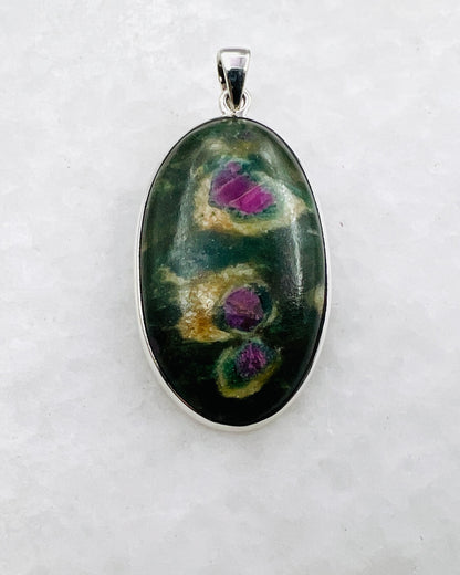 Fuchsite Ruby in 0.925 Silver