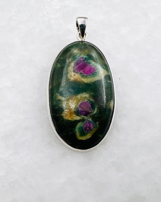 Fuchsite Ruby in 0.925 Silver