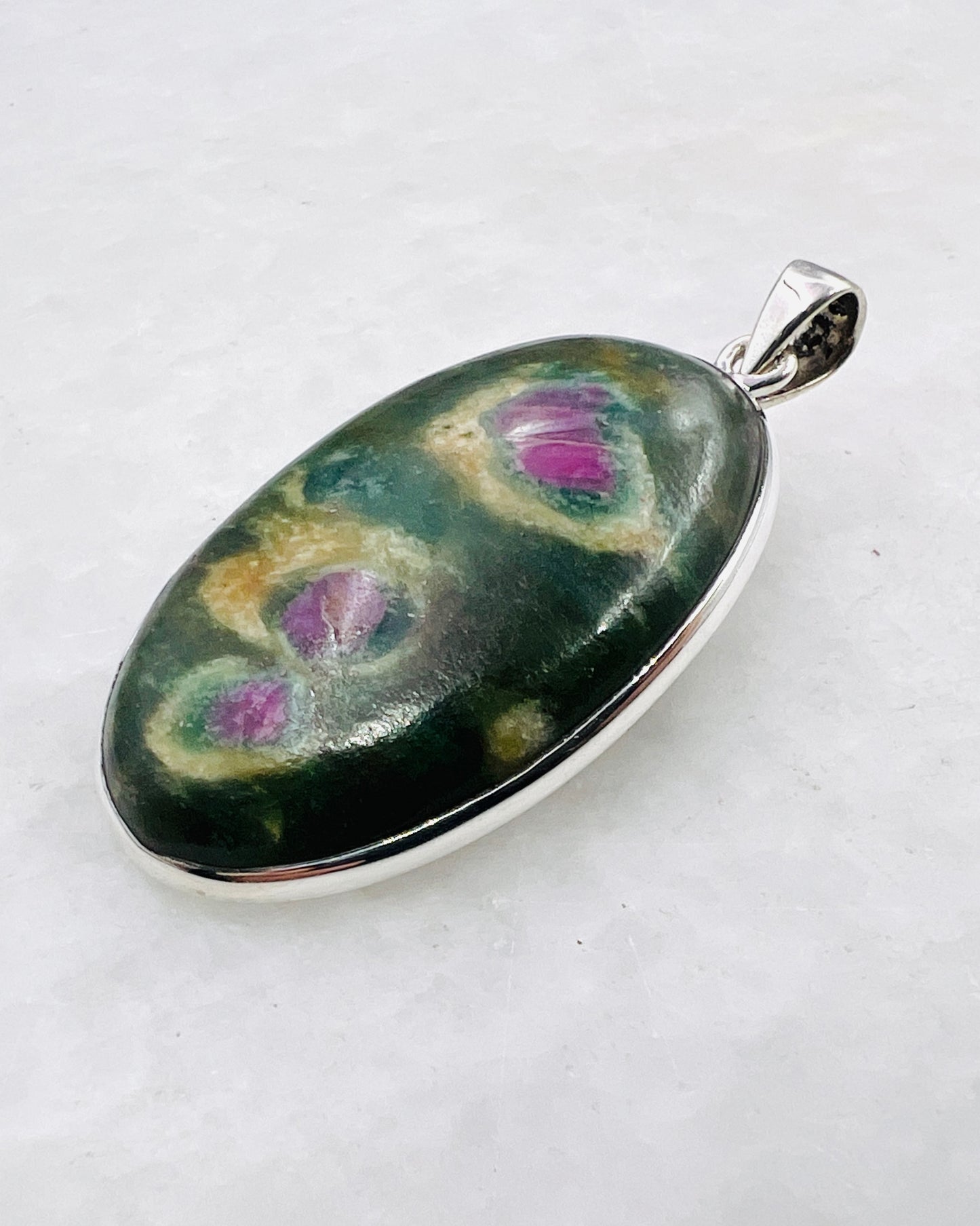 Fuchsite Ruby in 0.925 Silver