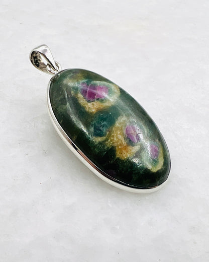 Fuchsite Ruby in 0.925 Silver