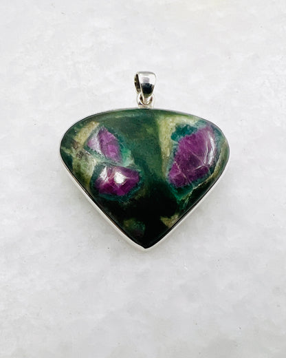 Fuchsite Ruby in 0.925 Silver