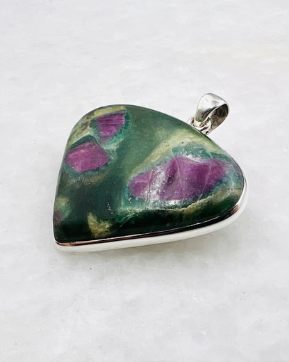Fuchsite Ruby in 0.925 Silver