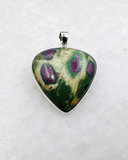 Fuchsite Ruby in 0.925 Silver