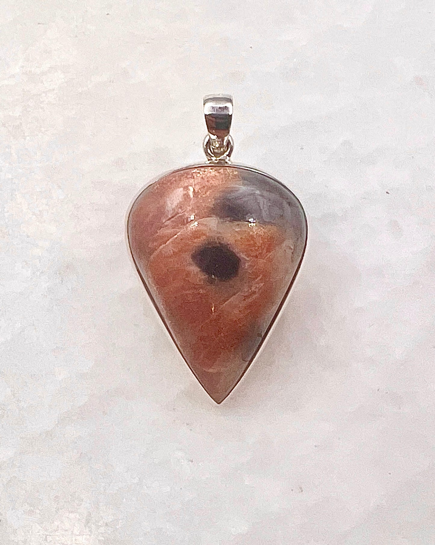 Natural Iolite Sunstone (India) in 0.925 Silver