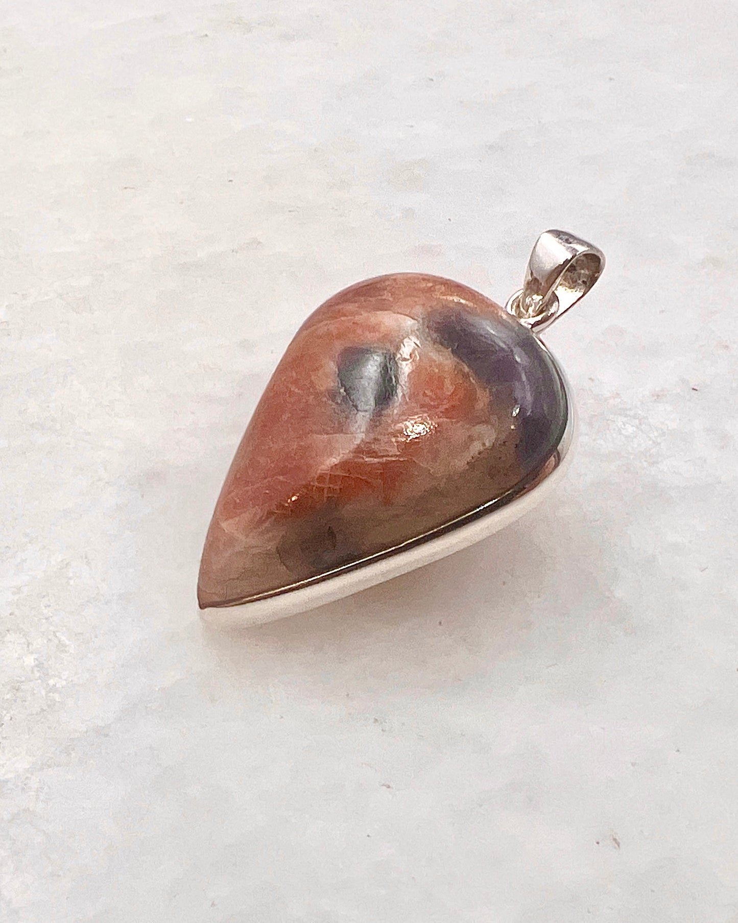 Natural Iolite Sunstone (India) in 0.925 Silver