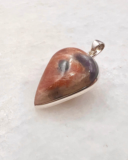 Natural Iolite Sunstone (India) in 0.925 Silver