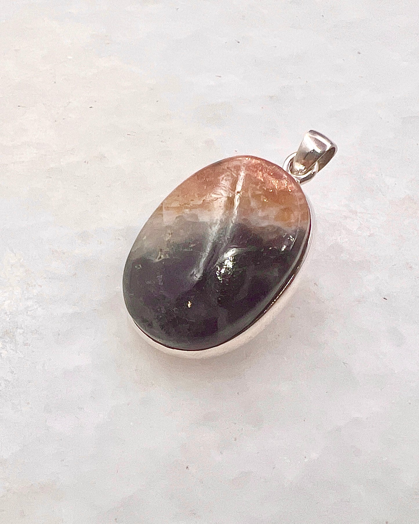 Natural Iolite Sunstone (India) in 0.925 Silver