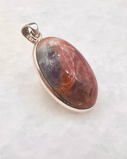 Natural Iolite Sunstone (India) in 0.925 Silver