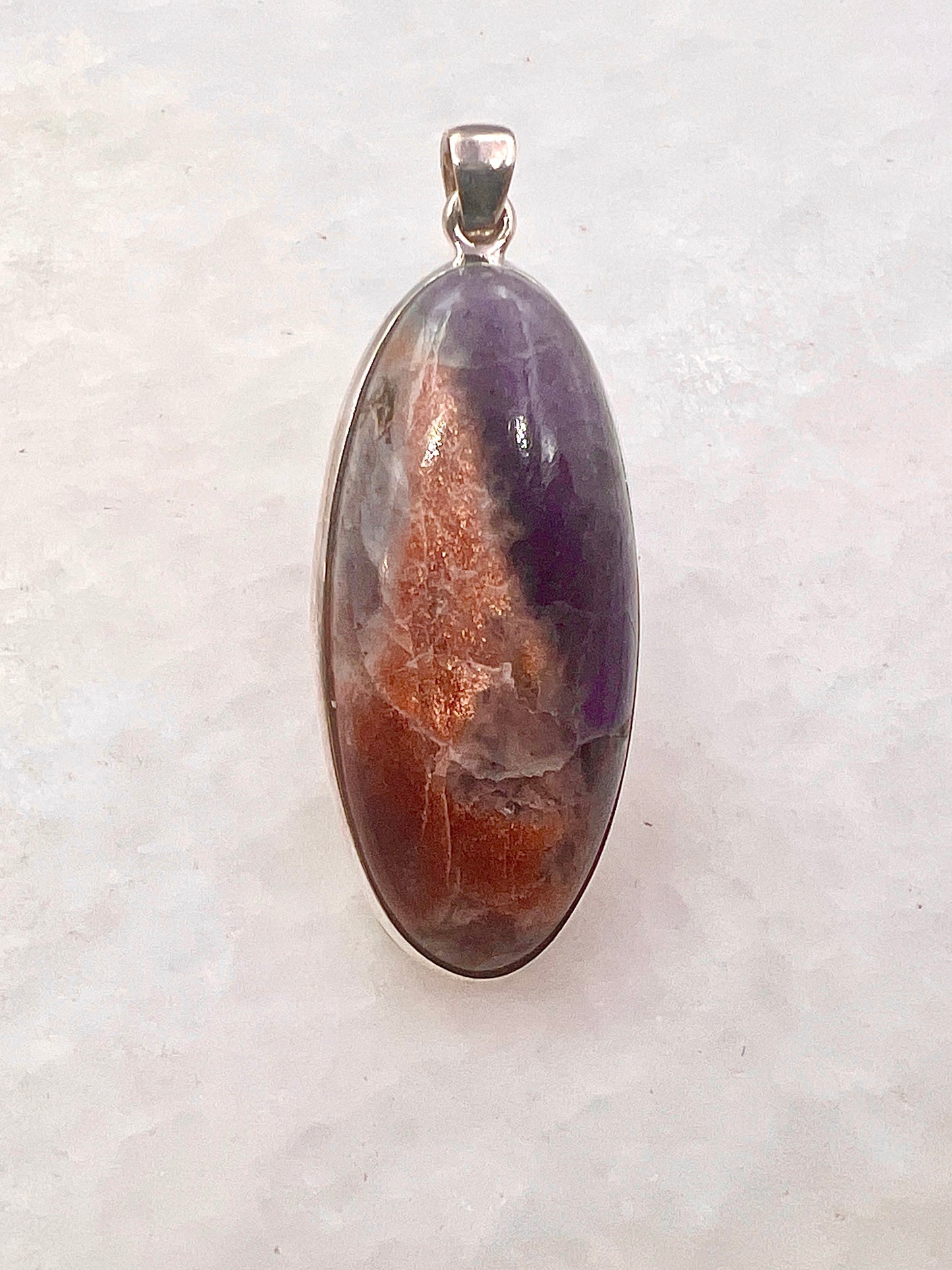 Natural Iolite Sunstone (India) in 0.925 Silver