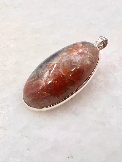 Natural Iolite Sunstone (India) in 0.925 Silver