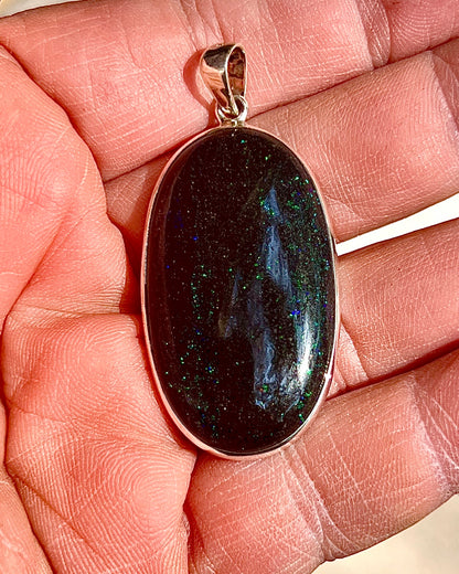 Andamooka Opal in 0.925 Silver