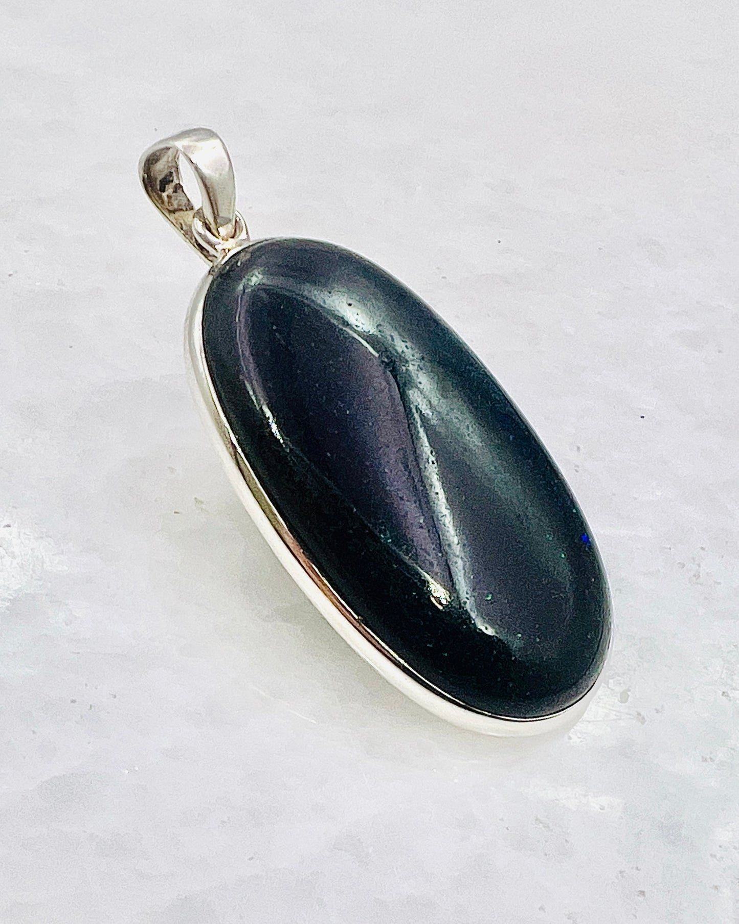 Andamooka Opal in 0.925 Silver