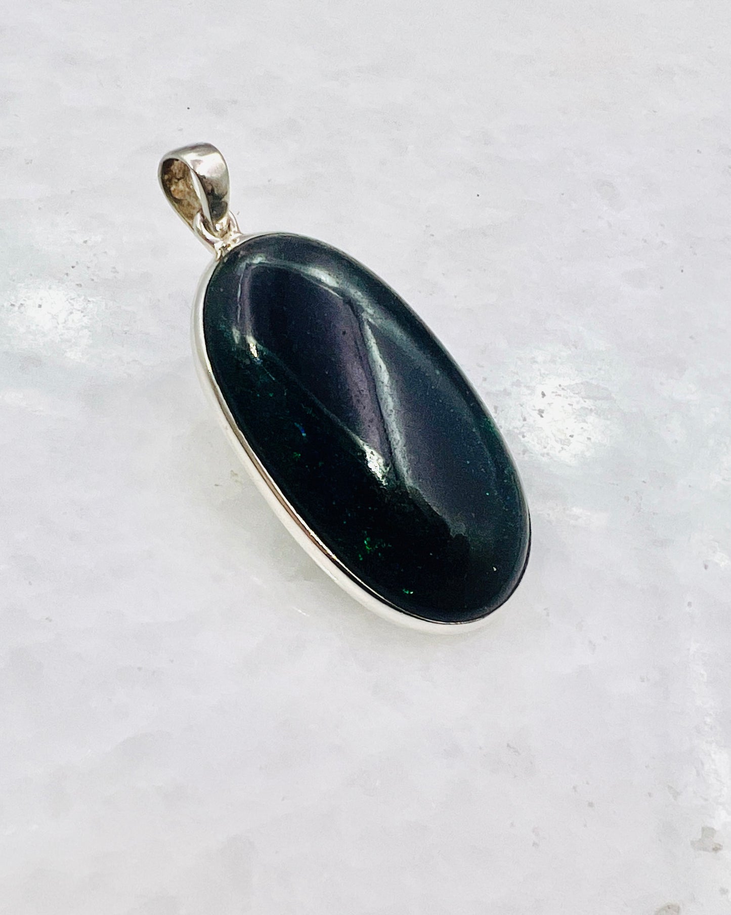 Andamooka Opal in 0.925 Silver