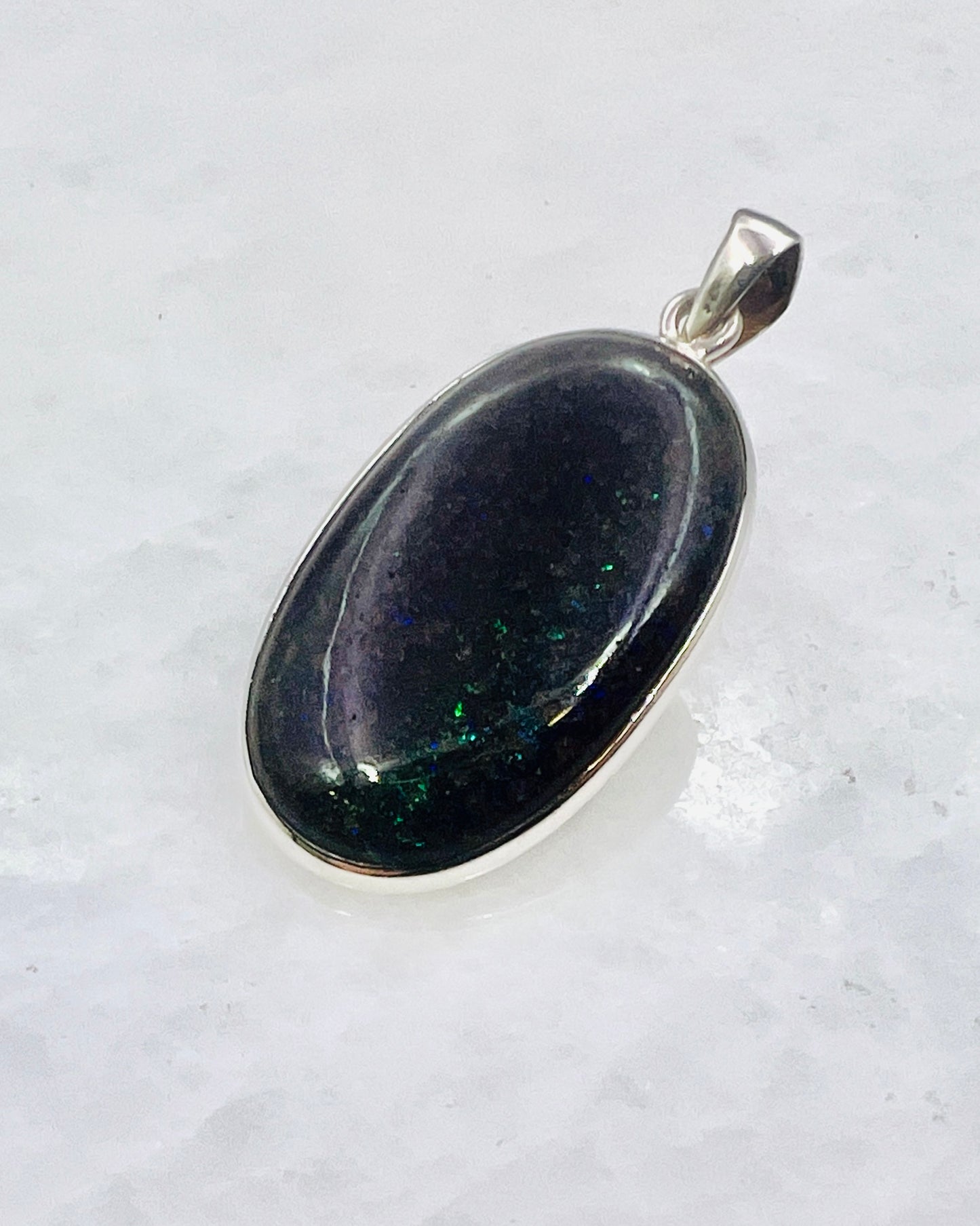 Andamooka Opal in 0.925 Silver