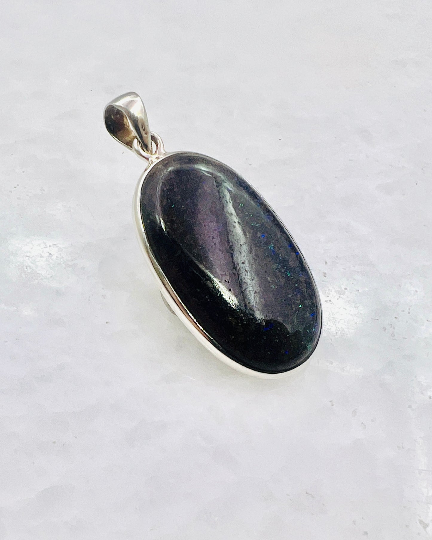 Andamooka Opal in 0.925 Silver