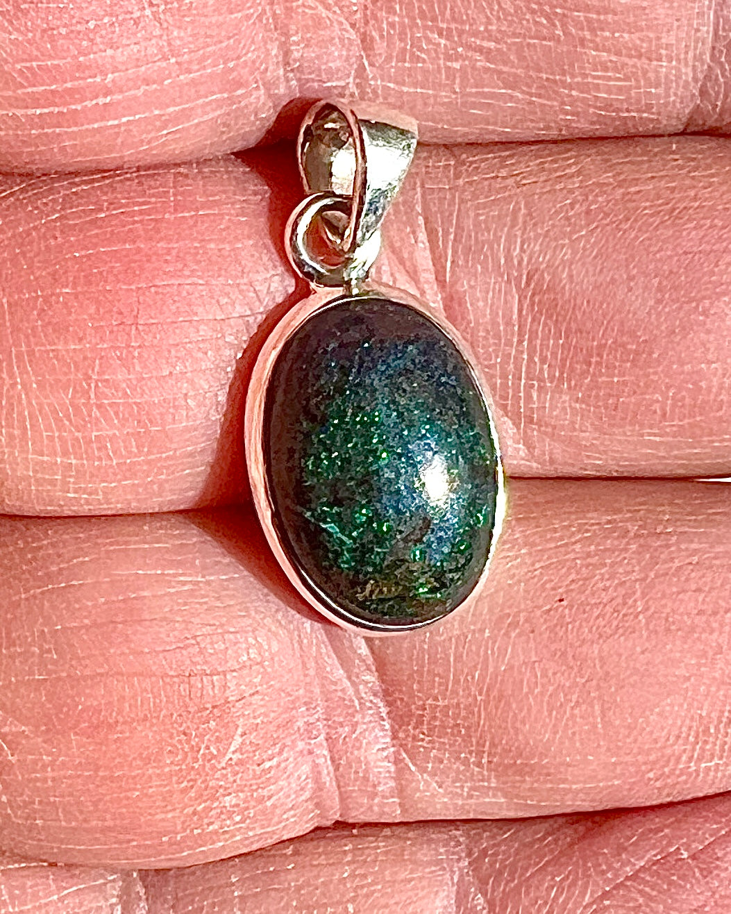 Andamooka Opal in 0.925 Silver