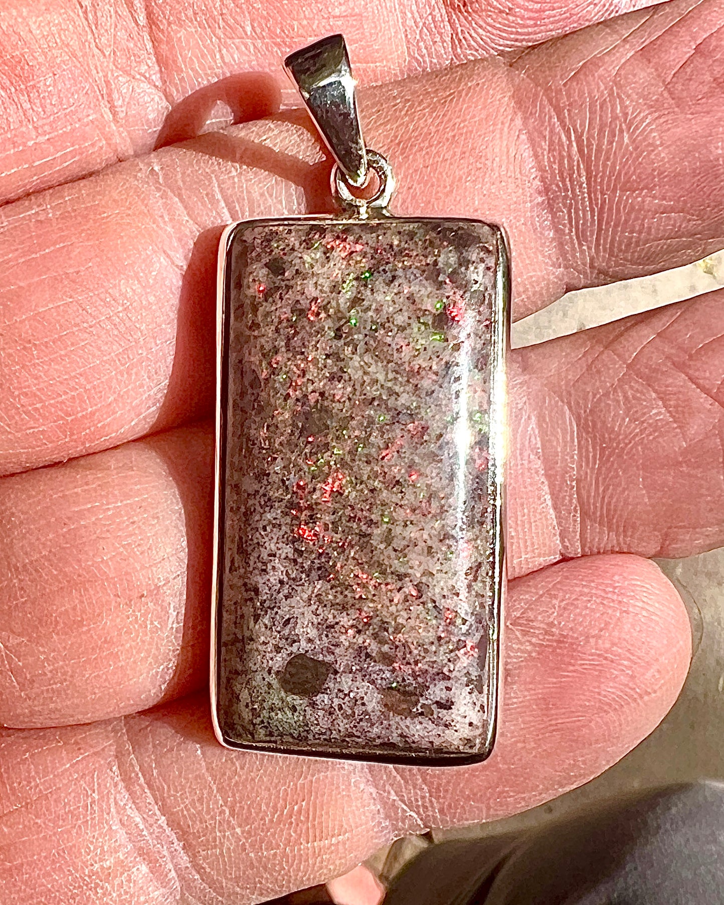 Andamooka Opal in 0.925 Silver