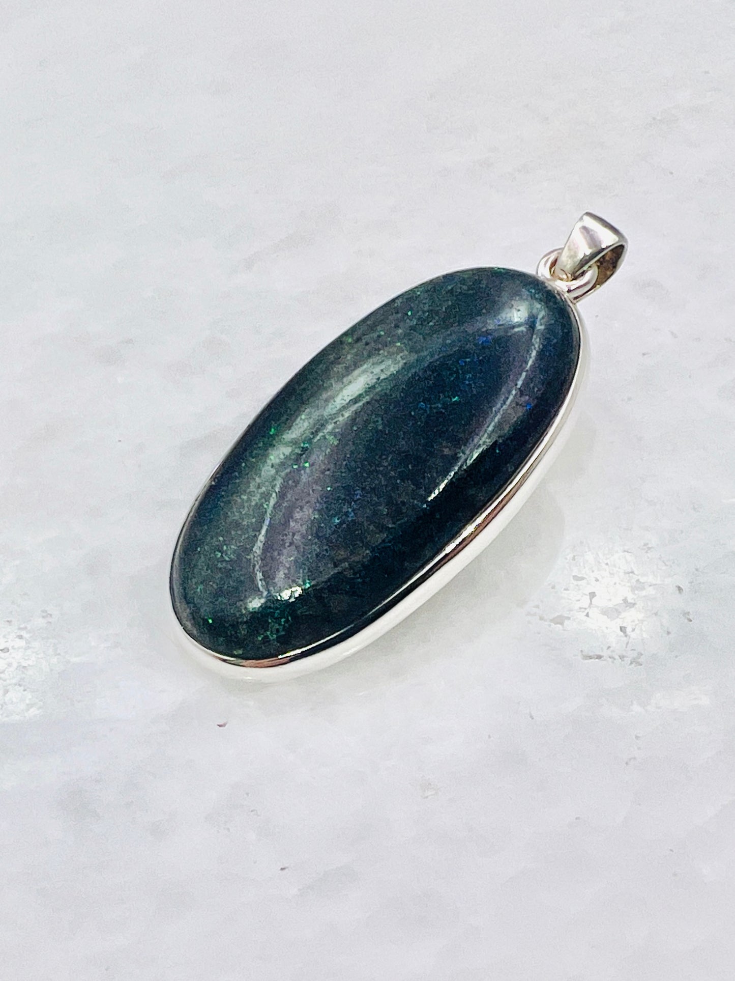 Andamooka Opal in 0.925 Silver