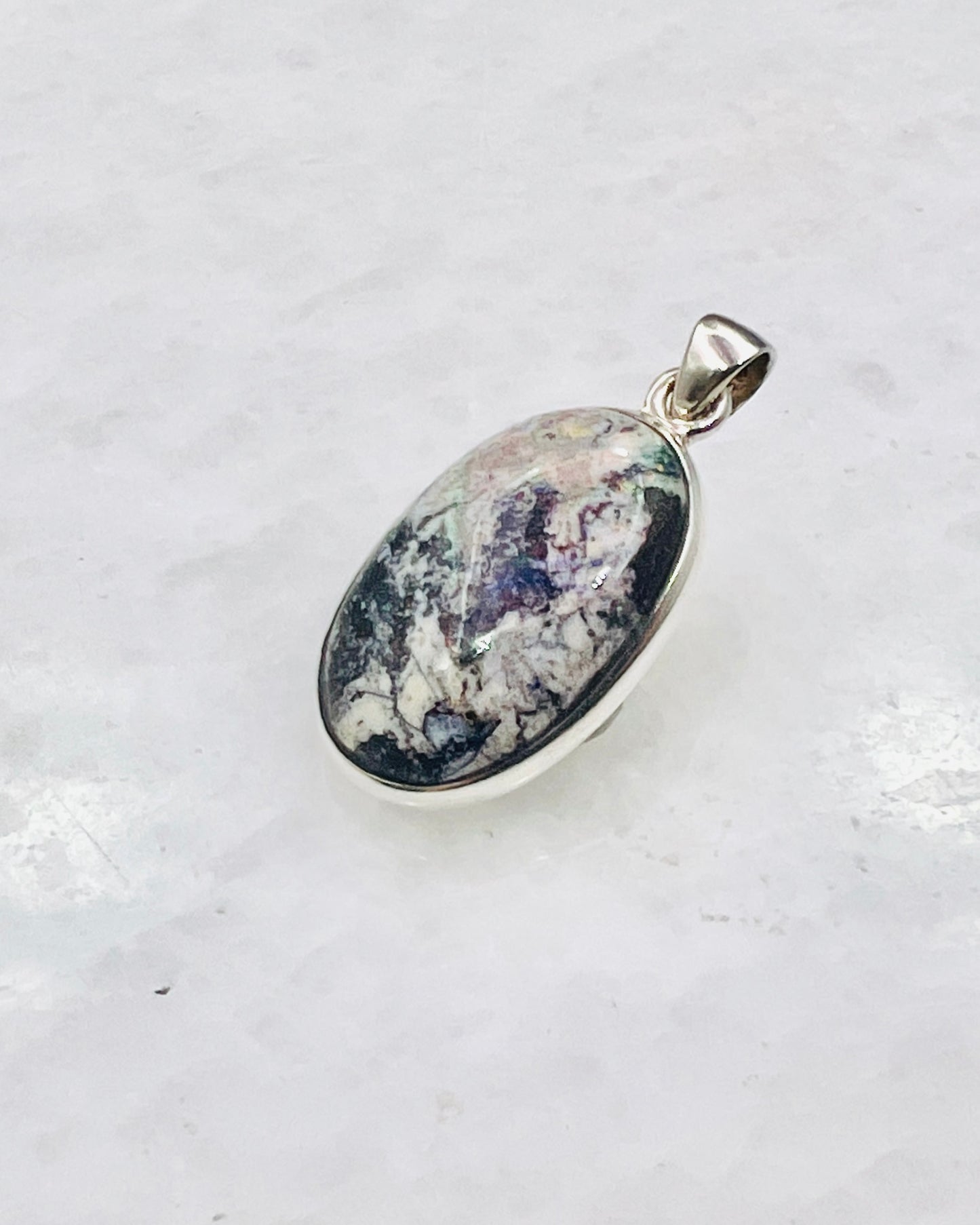 Andamooka Opal in 0.925 Silver