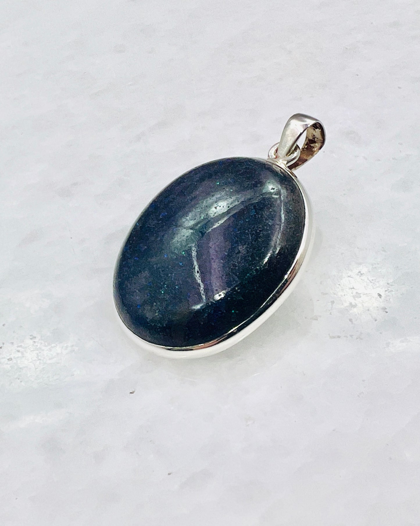 Andamooka Opal in 0.925 Silver