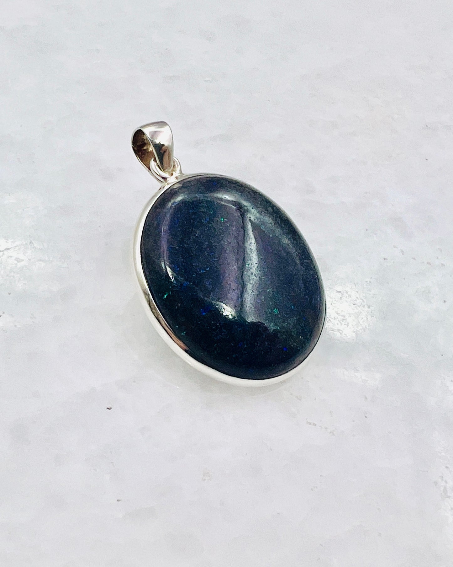 Andamooka Opal in 0.925 Silver