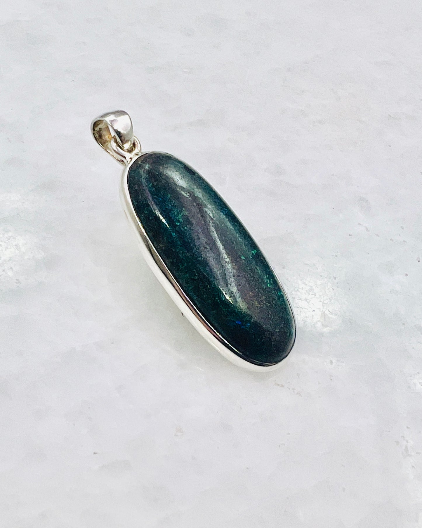 Andamooka Opal in 0.925 Silver