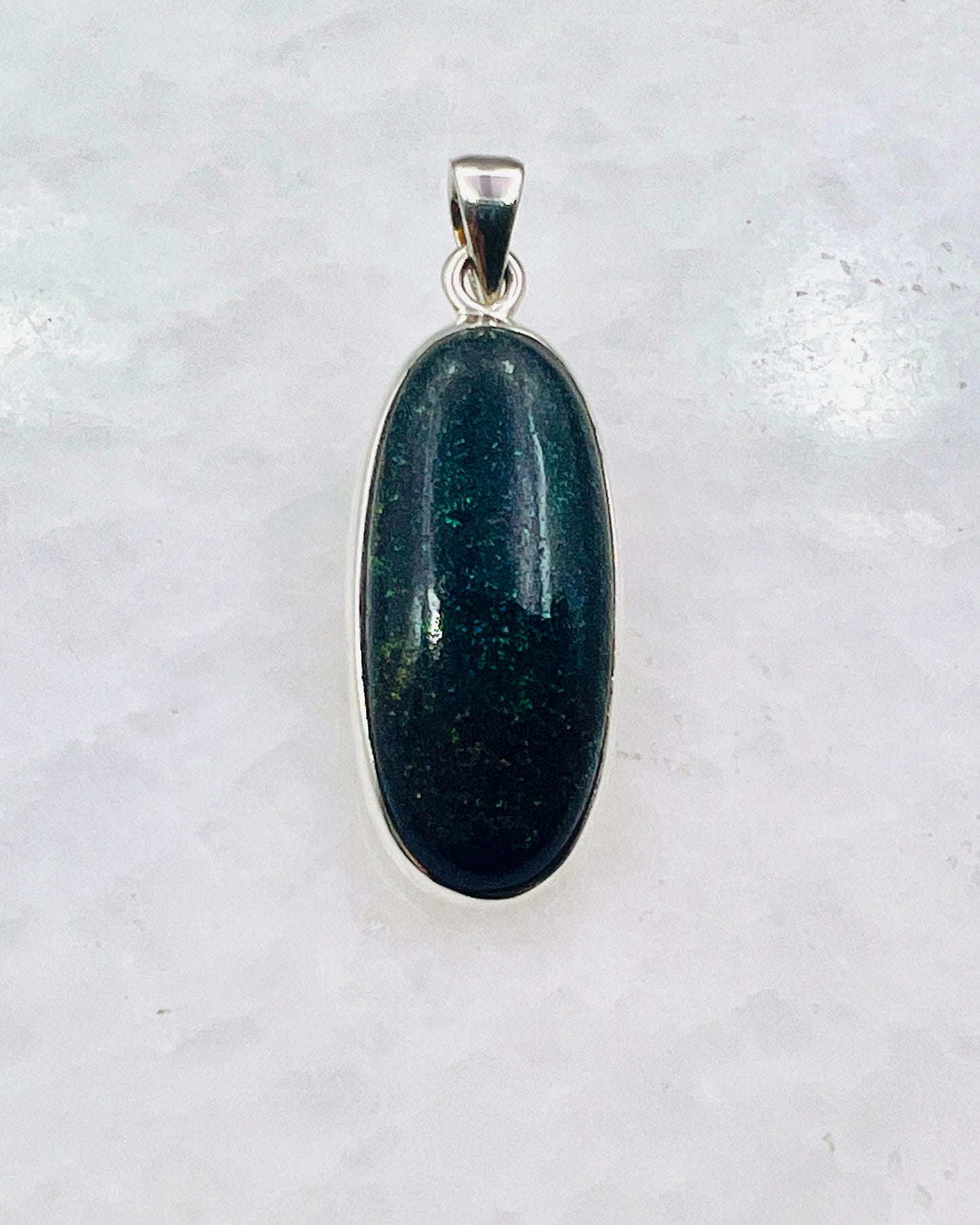 Andamooka Opal in 0.925 Silver