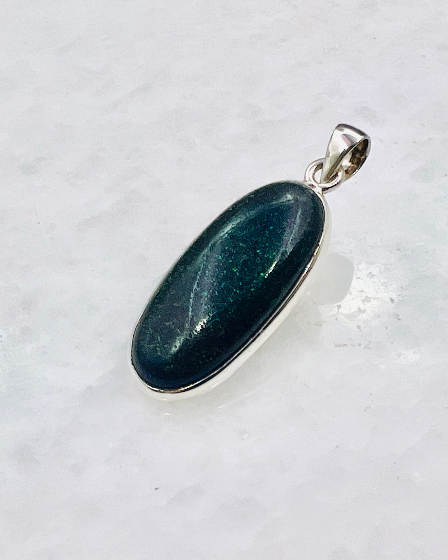 Andamooka Opal in 0.925 Silver