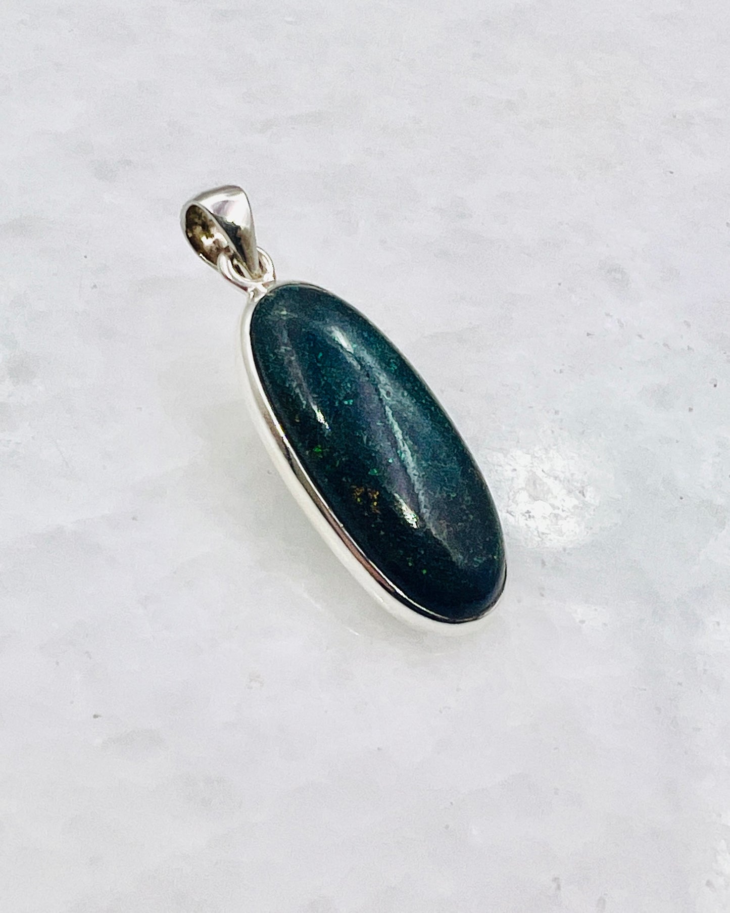 Andamooka Opal in 0.925 Silver