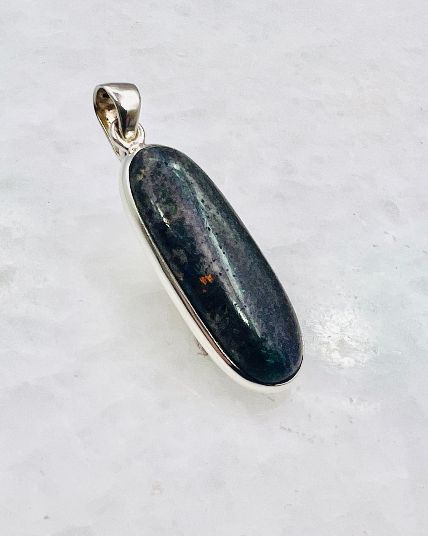 Andamooka Opal in 0.925 Silver