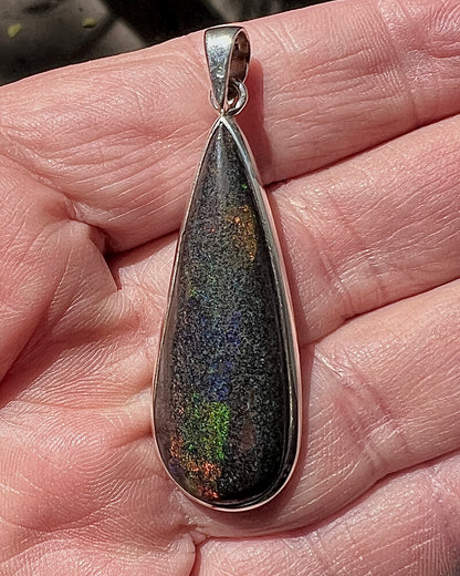 Andamooka Opal in 0.925 Silver